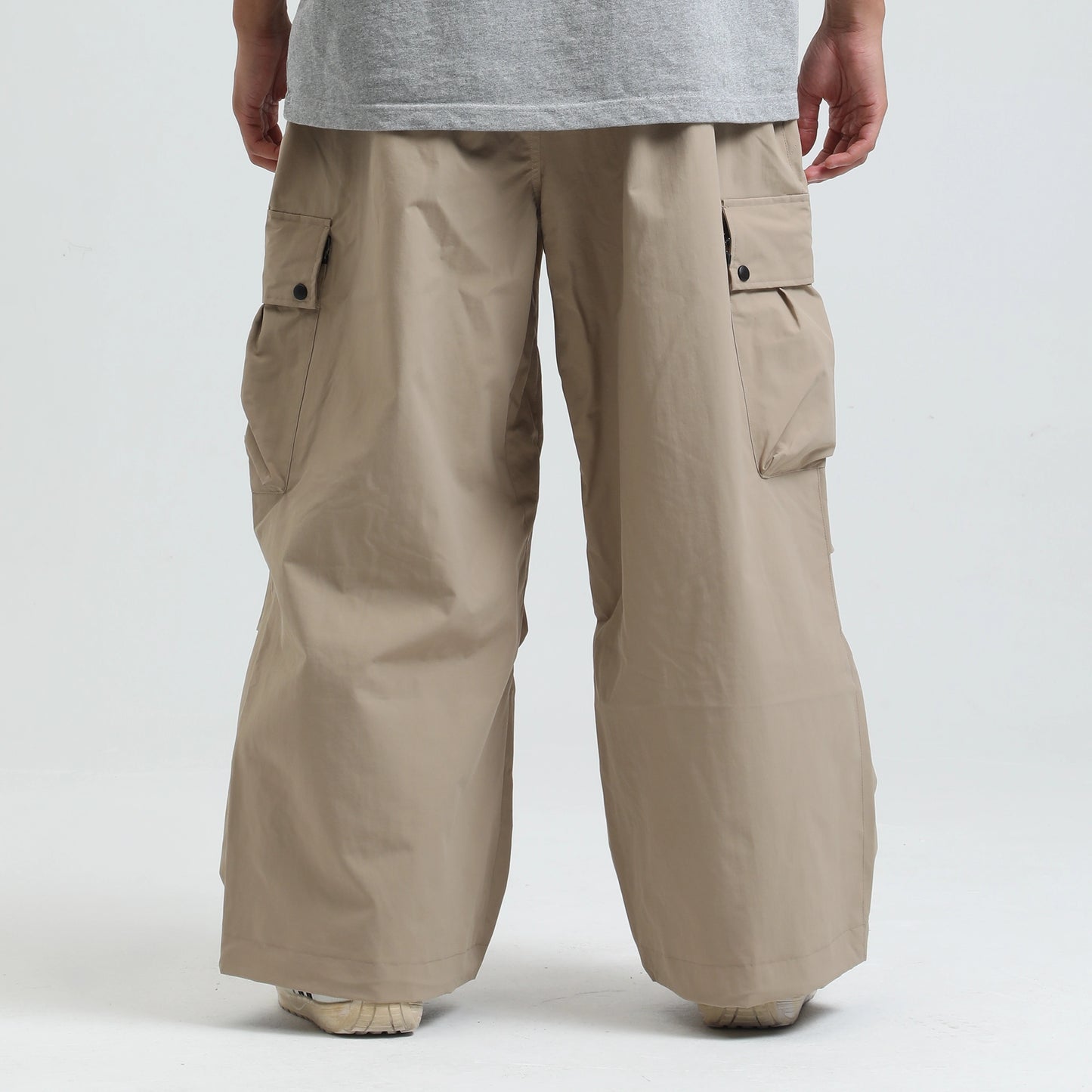 Baggy Ski & Snowboard Pants - Khaki
