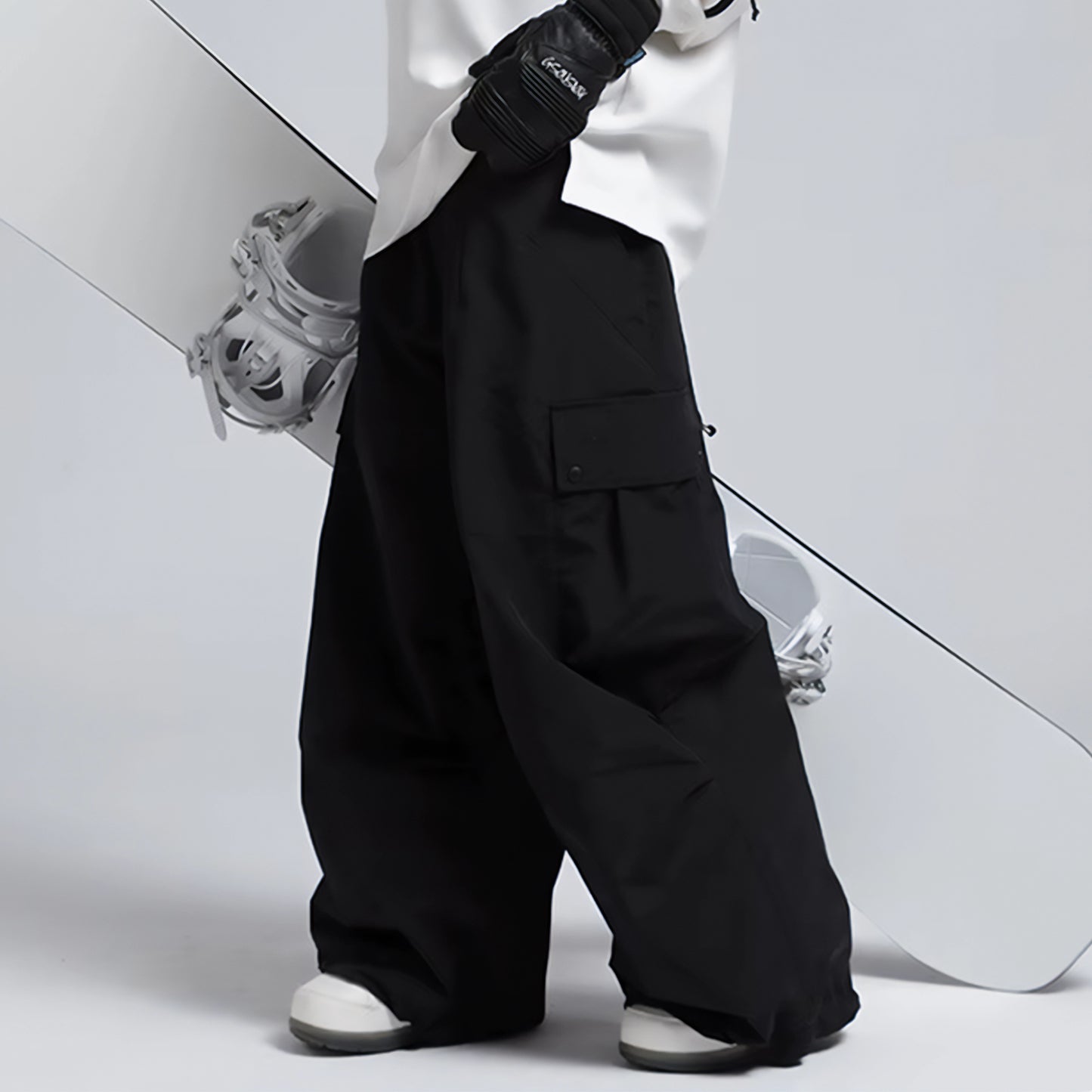 Vivid Baggy Ski & Snowboard Pants - Black