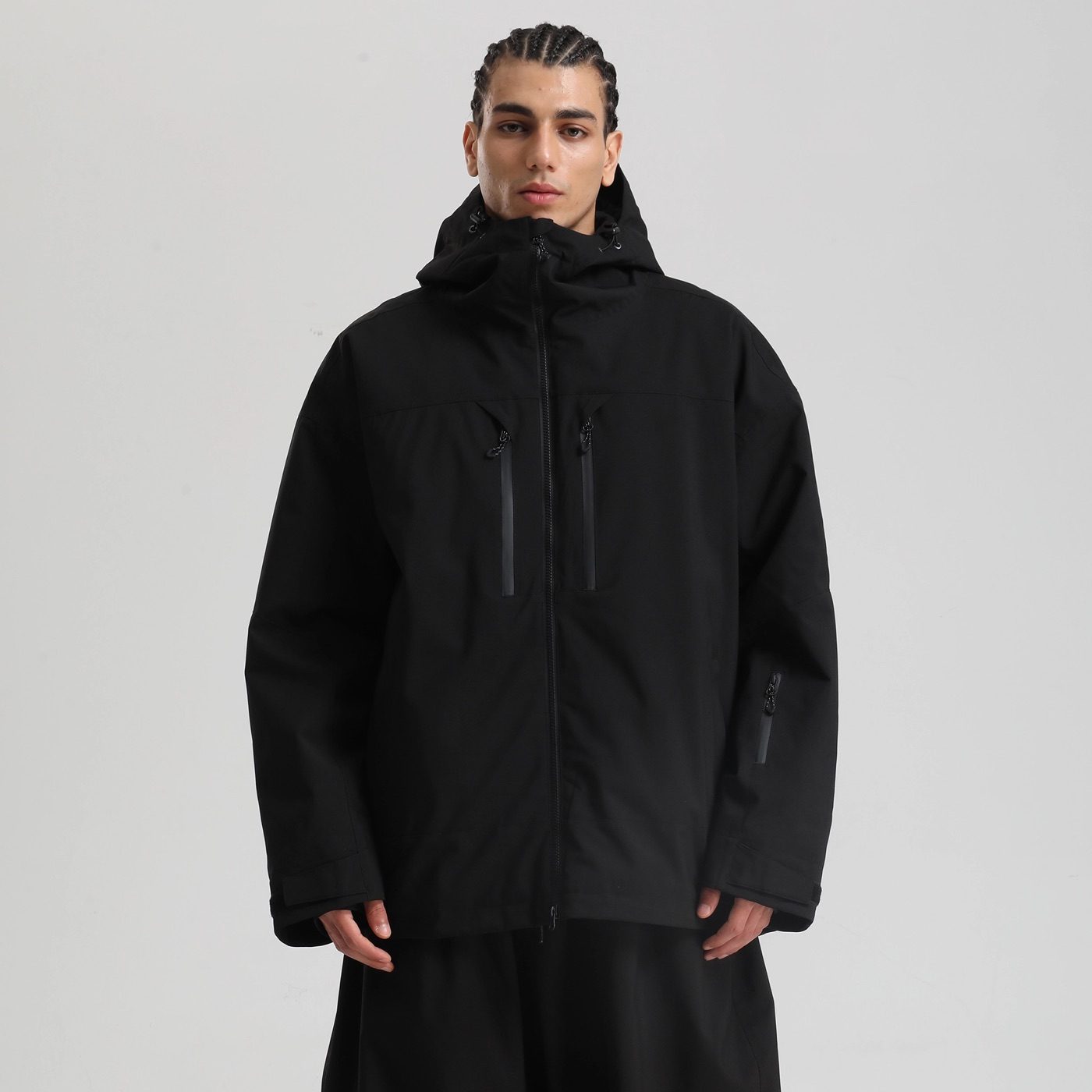Core Jacket Black on model