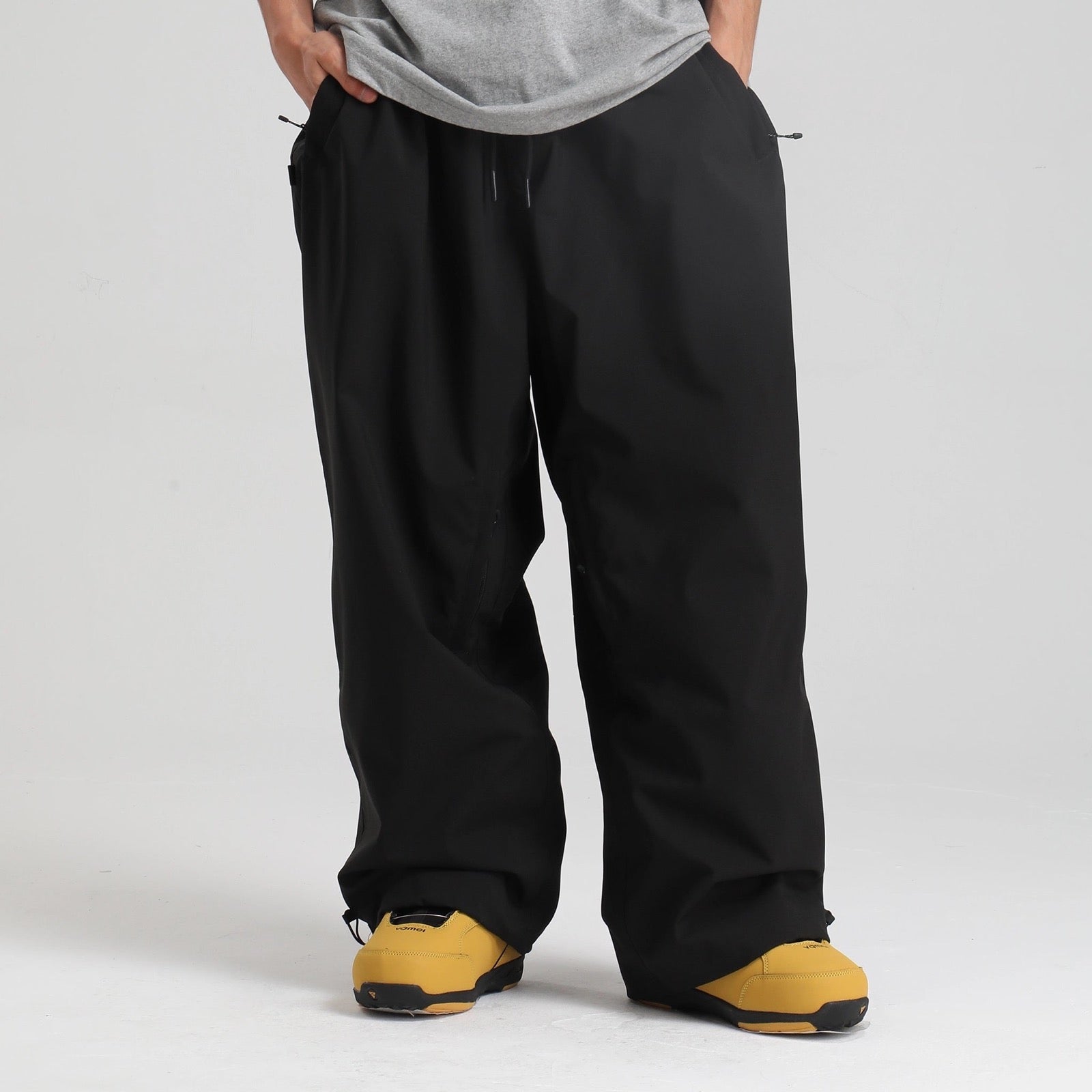 Core Pants Black on model
